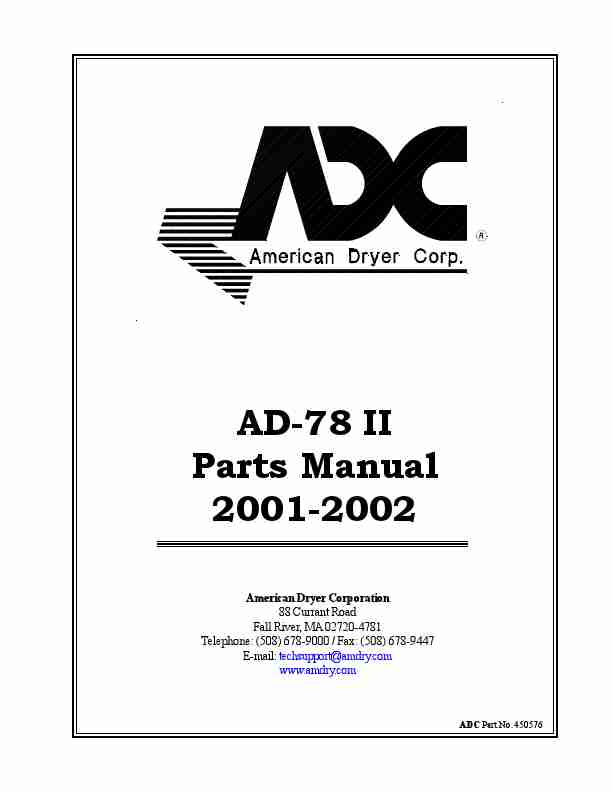 American Dryer Corp  Clothes Dryer AD-78 II-page_pdf